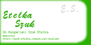 etelka szuk business card